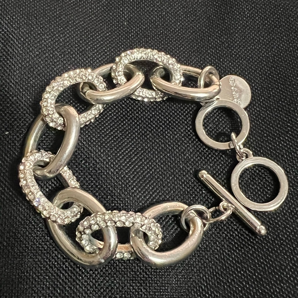Chico's Silver & Crystal Bracelet - Picture 3 of 10
